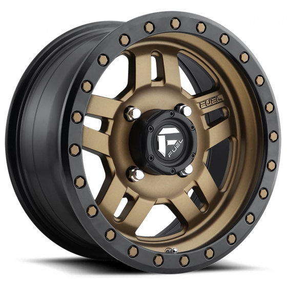 Fuel Anza UTV D583 in Matte Bronze (Black Ring)