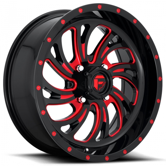 Fuel Kompressor UTV D642 in Gloss Black (Red Accents)