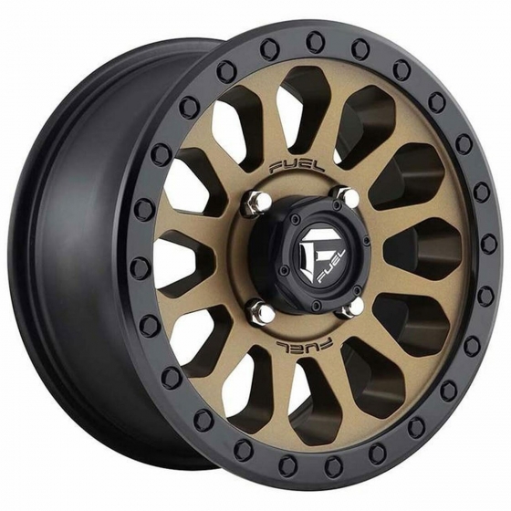 Fuel Vector UTV D600 in Matte Bronze (Black Ring)