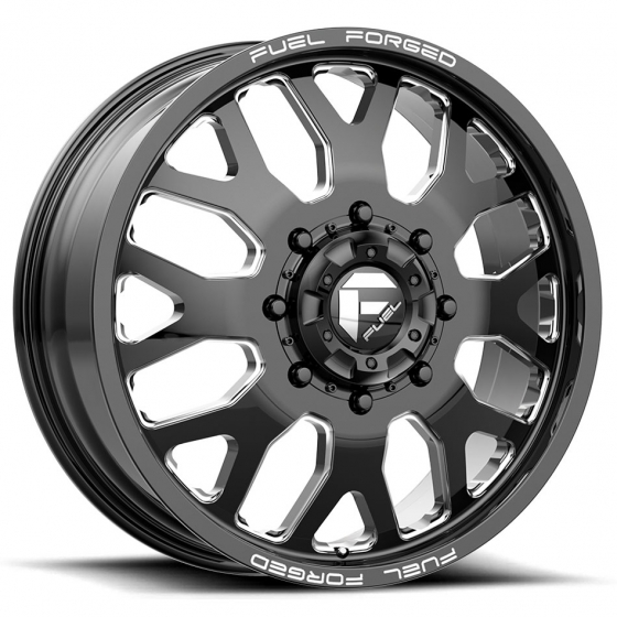 Fuel FF19D FRONT DE19 in Gloss Black Milled