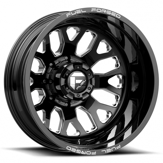 Fuel FF19D 8R DE19 in Gloss Black Milled