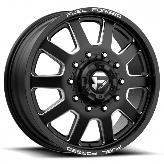 Fuel FF09D 10FT DE09 in Matte Black Milled