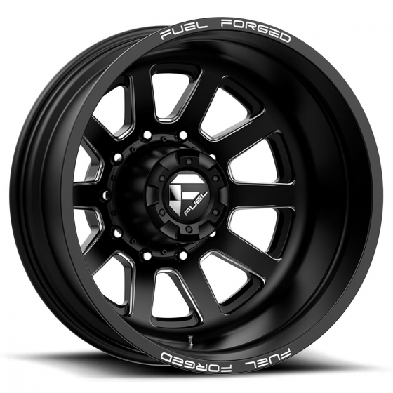 Fuel FF09D 10R DE09 in Matte Black Milled