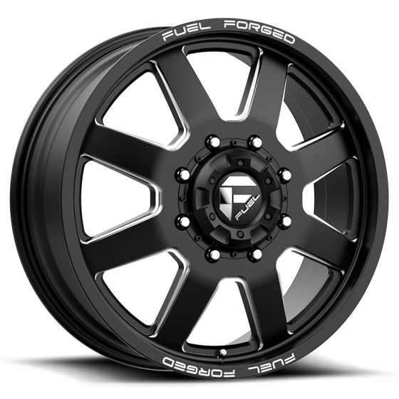 Fuel FF09D 8FT DE09 in Matte Black Milled