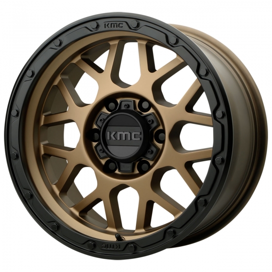 KMC KM535 Grenade Off-Road in Matte Bronze (Matte Black Lip)