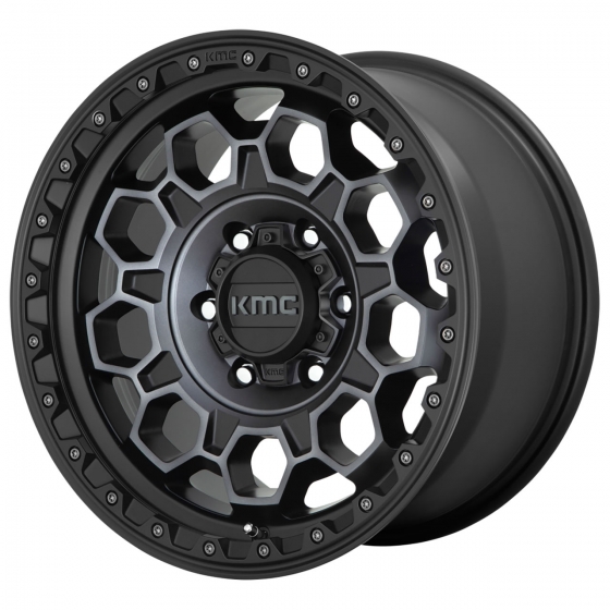 KMC KM545 Trek in Satin Black (Gray Tint)