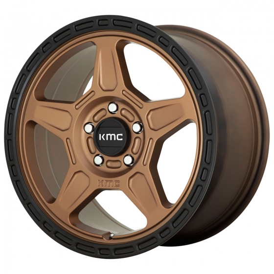 KMC KM721 Alpine in Matte Bronze (Black Lip)