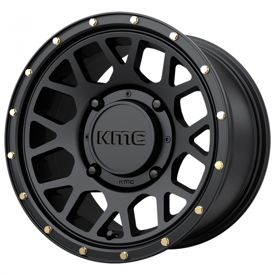 KMC KS135 Grenade in Satin Black