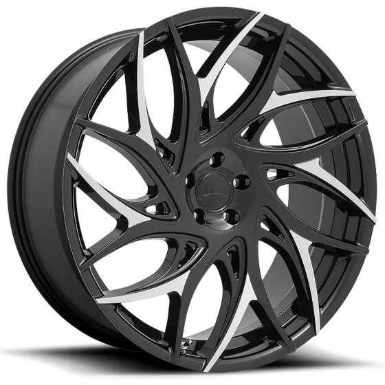 DUB G.O.A.T. S259 in Gloss Black (Machined Spokes)