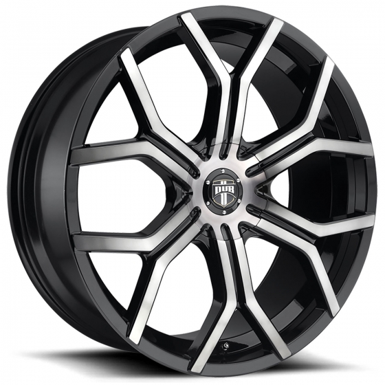 DUB Royalty S209 in Gloss Black (Machined with Dark Tint)