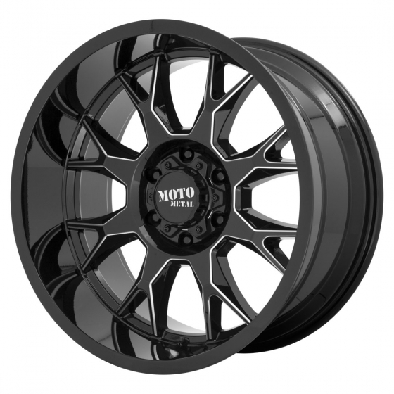 Moto Metal MO806 Talon in Gloss Black Milled