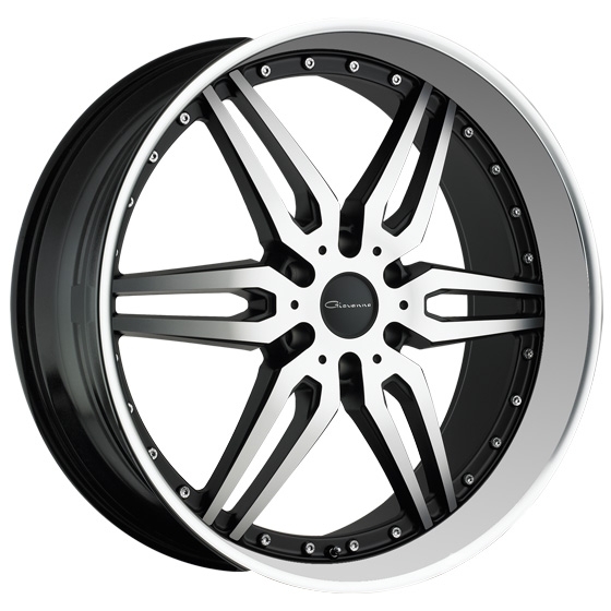 Giovanna Calisix in Gloss Black Machined (Machined Lip)