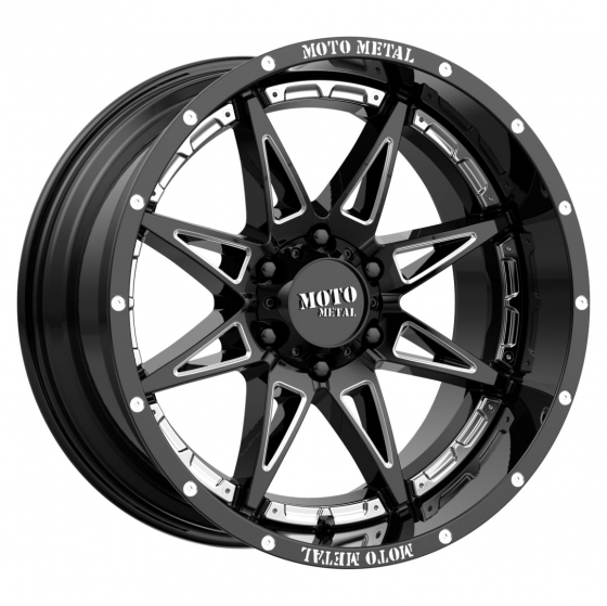 Moto Metal MO993 Hydra in Gloss Black Milled