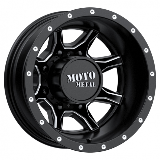 Moto Metal MO995 in Satin Black Milled (Rear)