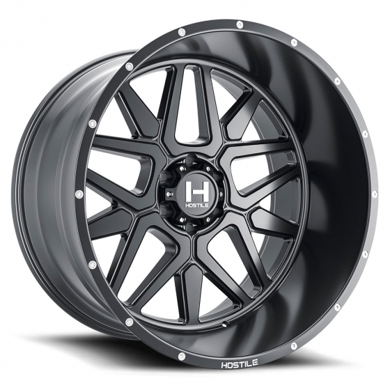 Hostile Off Road H128 Diablo in Satin Black (Asphalt)