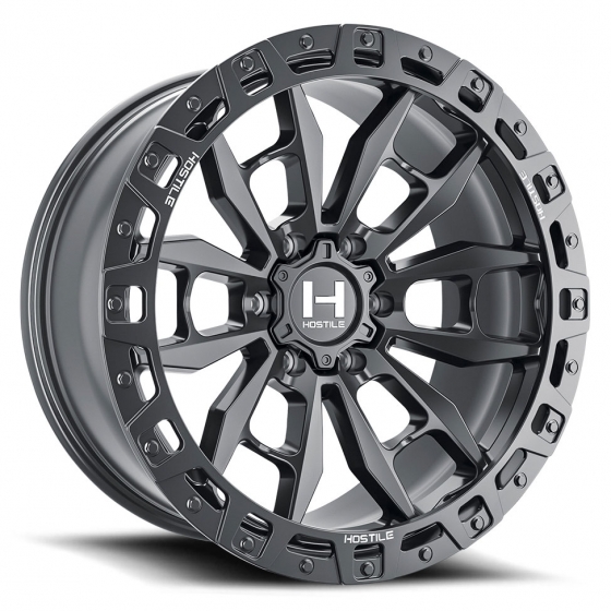 Hostile Off Road H130 Crandon-6 in Satin Black (Asphalt)