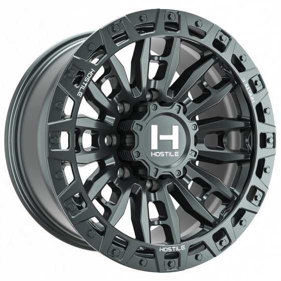 Hostile Off Road H130 Crandon-8 in Satin Black (Asphalt)