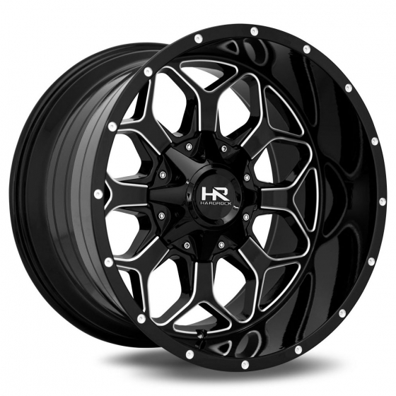 Hardrock H712 Indestructible in Gloss Black Milled