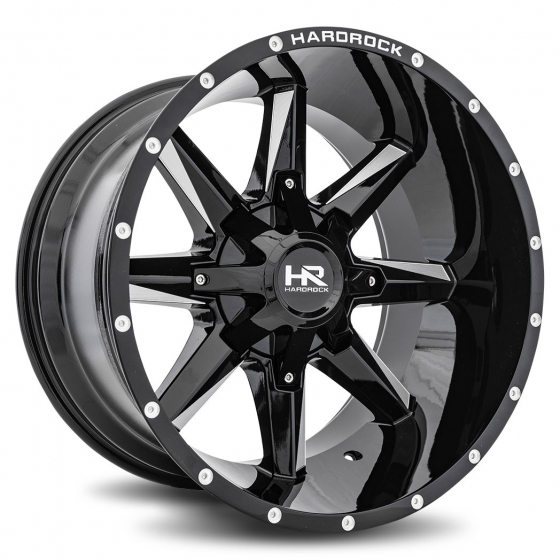 Hardrock H703 Hardcore in Gloss Black Milled