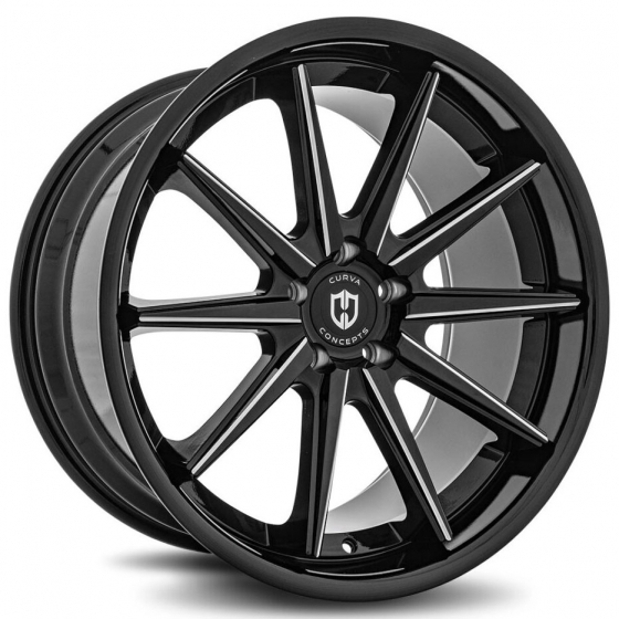 Curva Concepts C24 in Gloss Black Milled