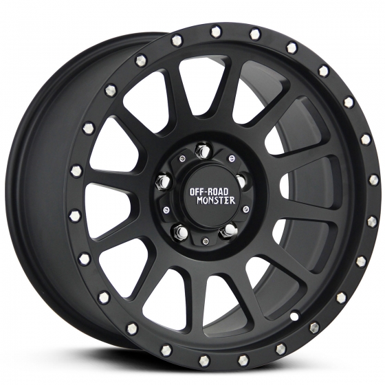 Off-Road Monster M10 in Flat Black | Wheel Specialists, Inc.