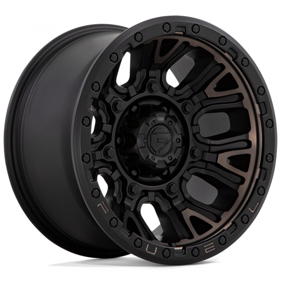 Fuel Traction D824 in Matte Black (Double Dark Tint)