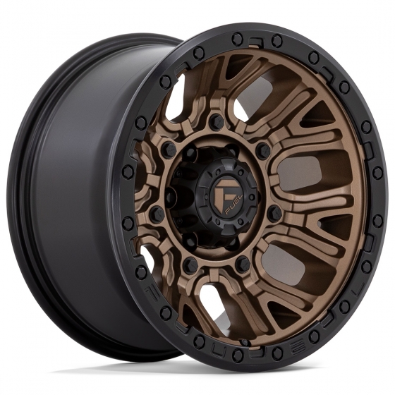 Fuel Traction D826 in Matte Bronze (Black Ring)