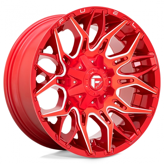 Fuel Twitch D771 in Candy Red Milled