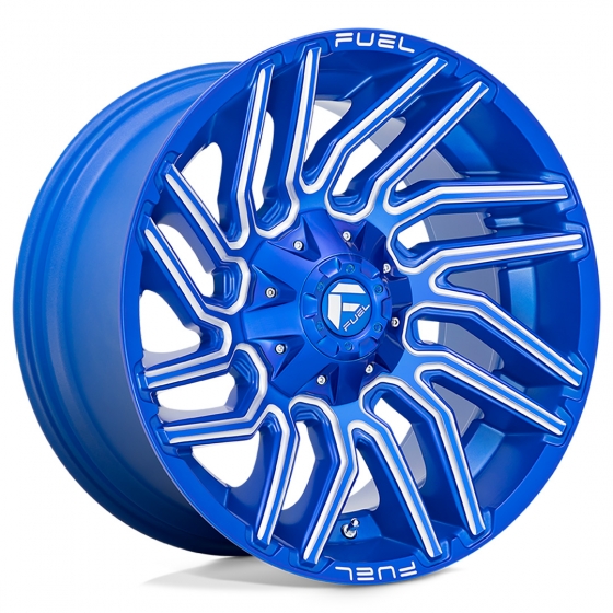 Fuel Typhoon D774 in Blue Milled