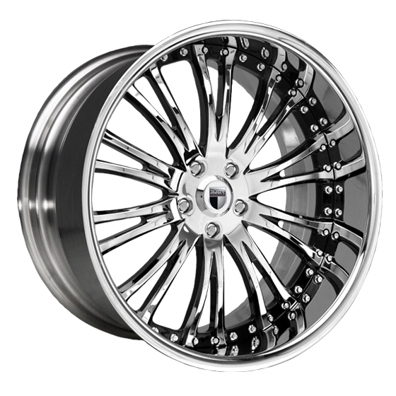 Duior DF-312 in Chrome (Black Accent)