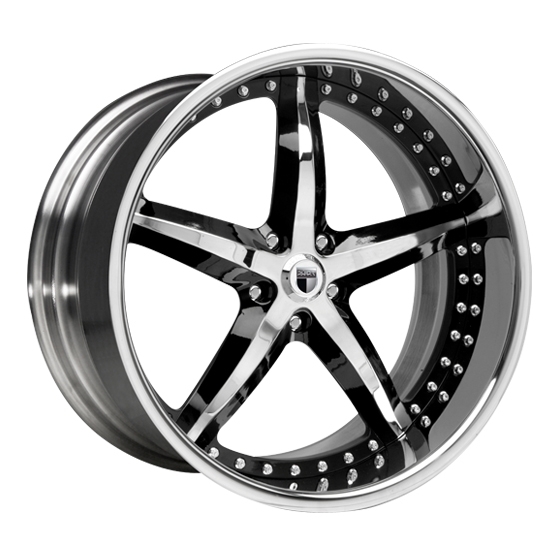 Duior DF-314 in Chrome (Black Accent)