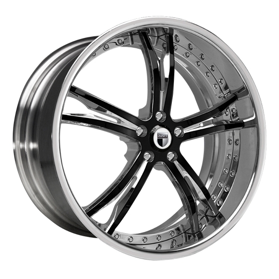 Duior DF-317 in Chrome (Black Accent)