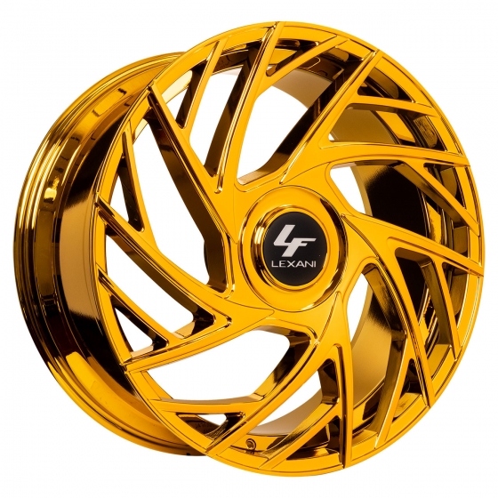 Lexani Mugello XL in Chrome (Gold Tint)