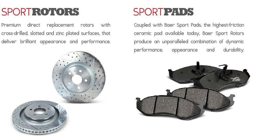 Baer Sport Rotors and Pads